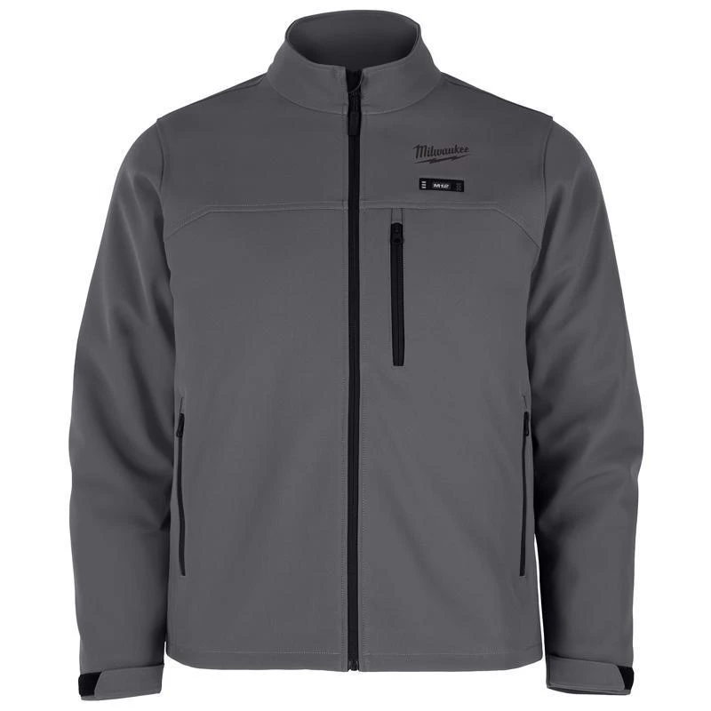 Milwaukee Xxl Unisex Heated Jacket With Charger And Power Source Gray