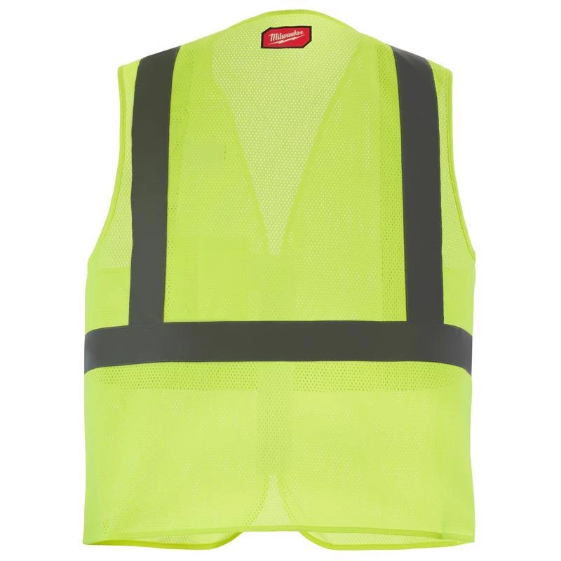 Milwaukee Reflective Class 2 Safety Vest High Visibility Yellow 2x/3x