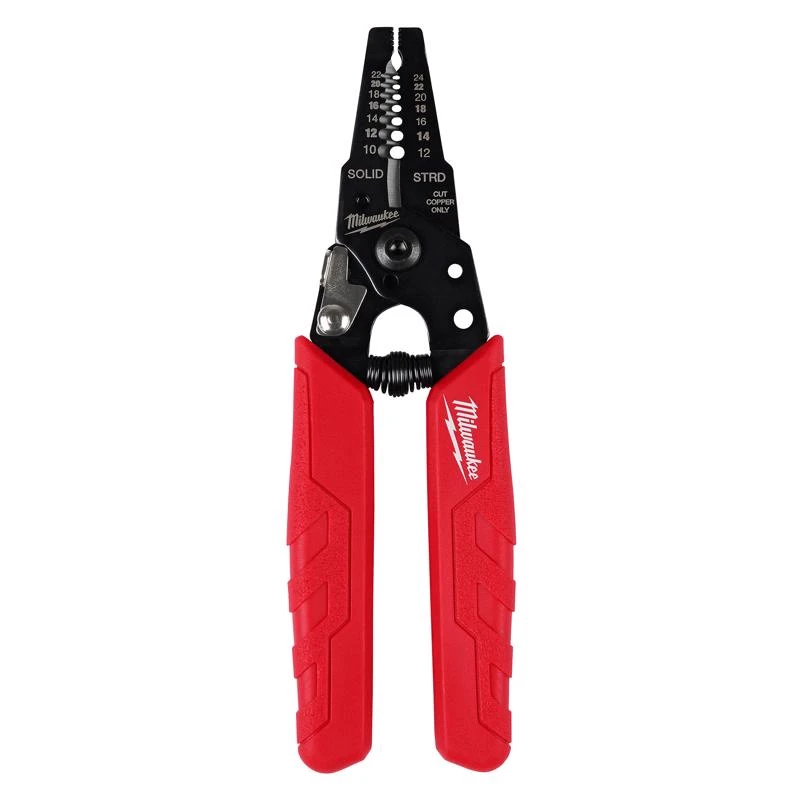 Milwaukee 24 Awg Wire Stripper Cutter With Cushion Grip Handles