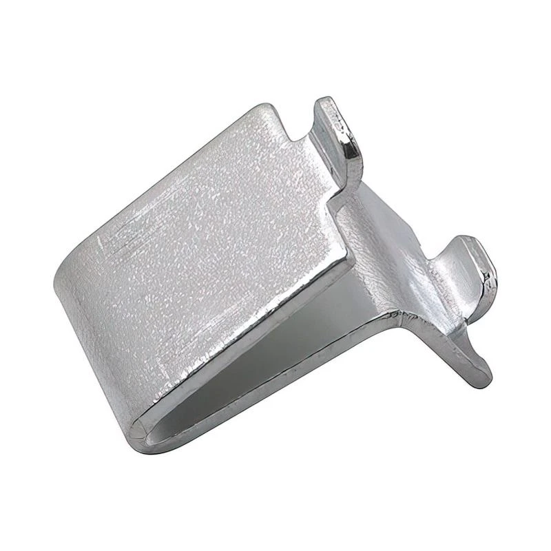 Richelieu Silver Zinc Shelf Support Clip 0.63 In. Length 25 Lb Capacity
