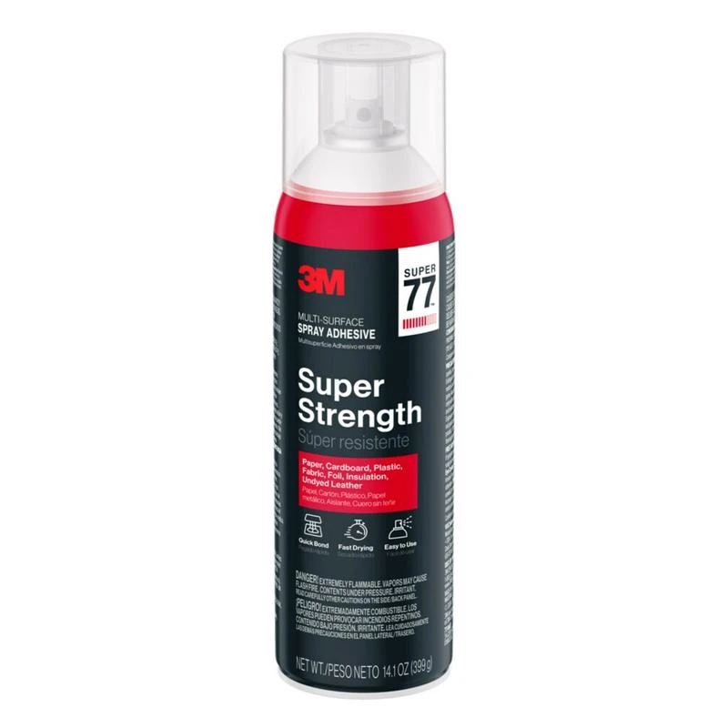 3m Super 77 14.1 Oz Clear Multi-surface Spray Adhesive