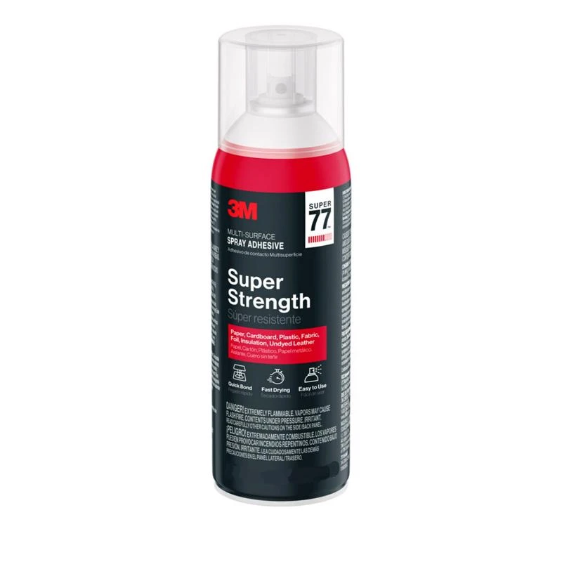 3m Super 77 Multi-surface Super Strength Spray Adhesive 7.35 Oz