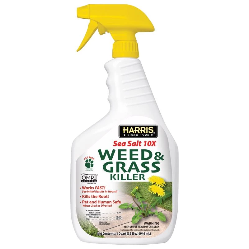 Harris Sea Salt 10x 32 Oz. Ready To Use Trigger Spray Weed & Grass Killer