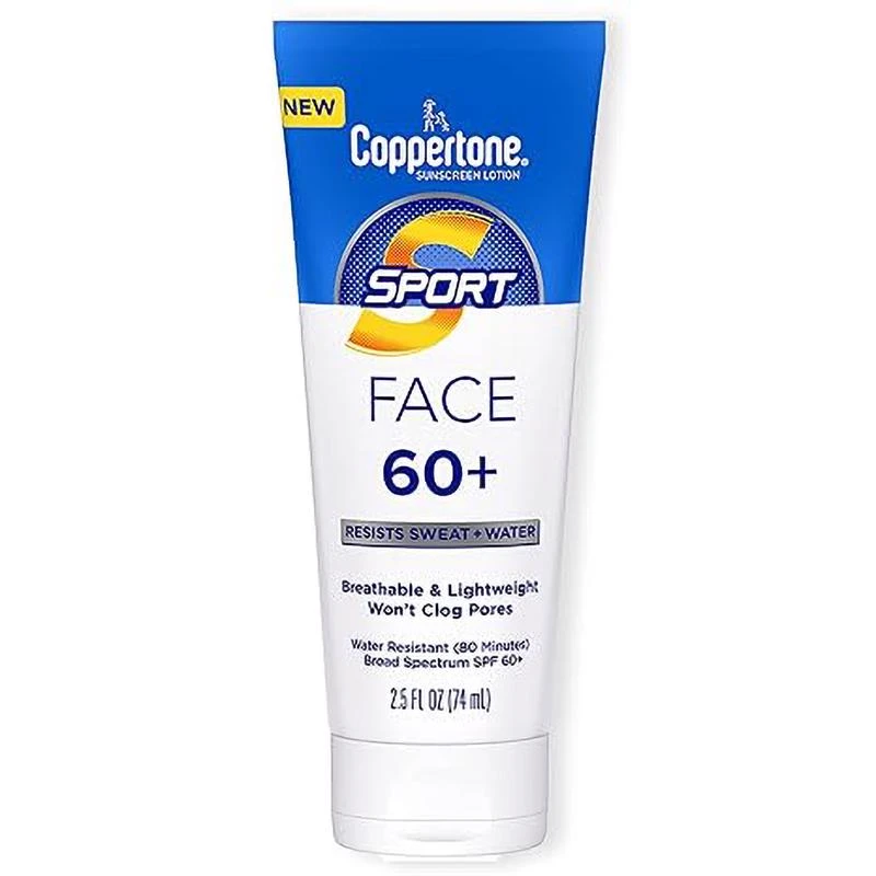 Coppertone Sport Original Scent Sunscreen Lotion Spf 60 2.5 Oz