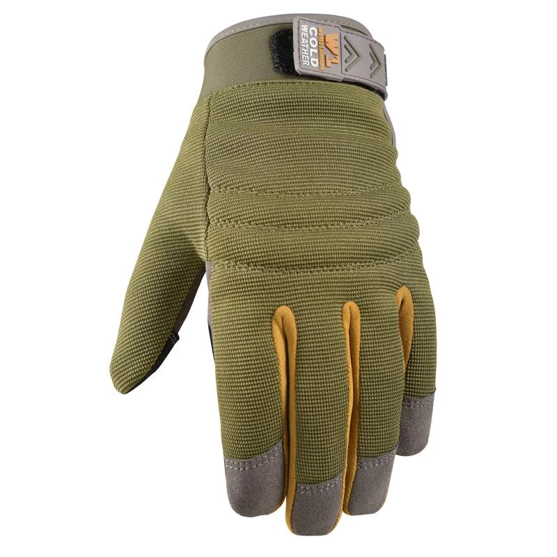 Wells Lamont Women's Insulated Winter Work Gloves Olive Small 1 Pair