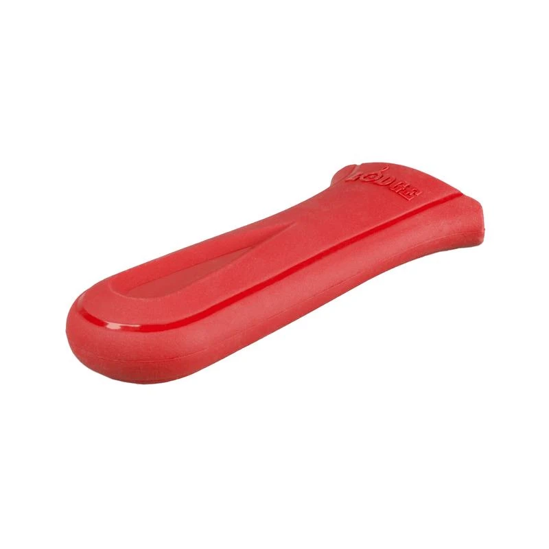 Lodge Deluxe Red Silicone Skillet Handle Holder, Dishwasher Safe