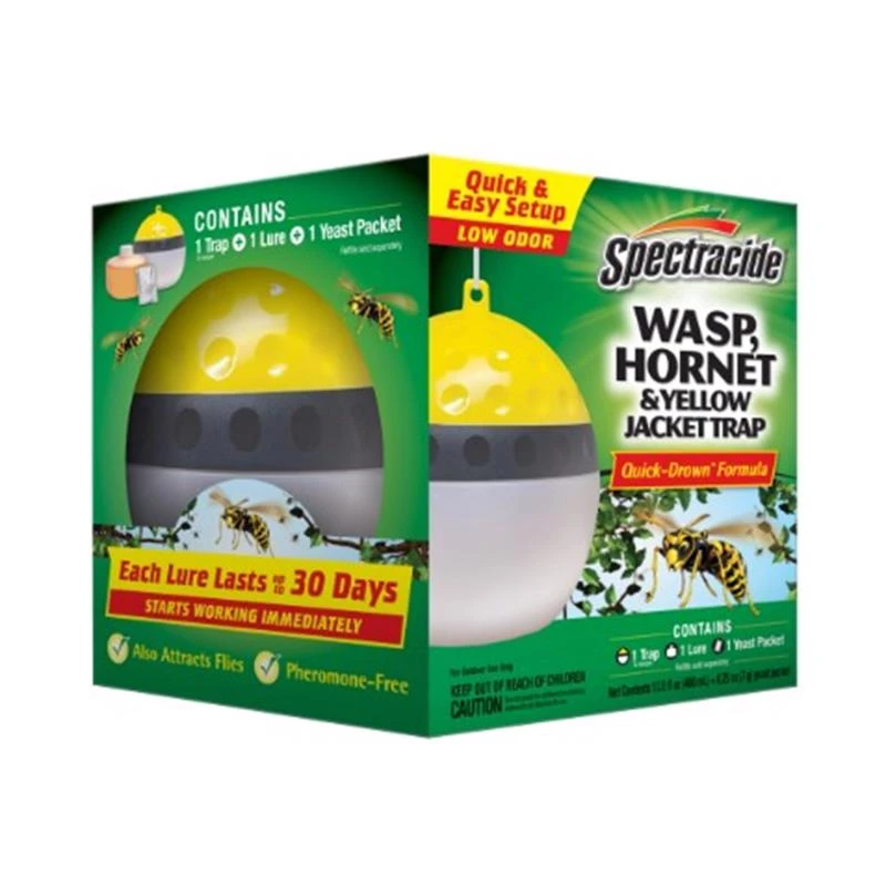 Spectracide Wasp, Hornet, Yellow Jacket Trap With Quick Drown Formula
