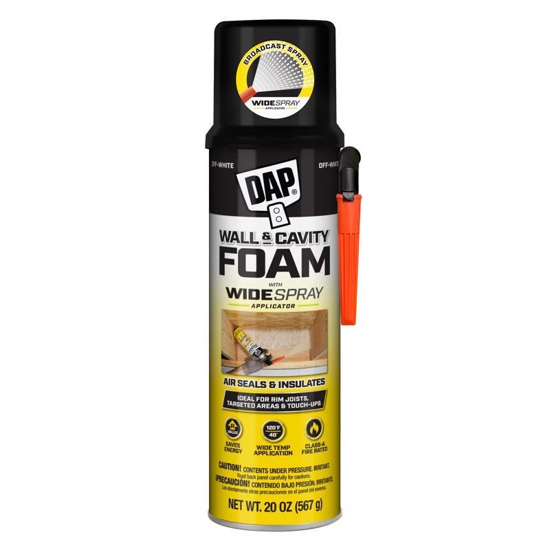 Dap Off-white Wall & Cavity Foam Sealant 20 Oz With Widespray Applicator