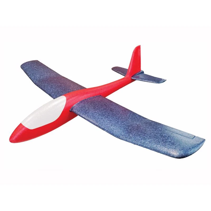 Guillow's Patriot Foam Glider Airplane Blue/red For Ages 4+