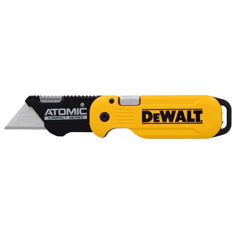 Dewalt Atomic Folding Utility Knife With One-handed Flip Operation