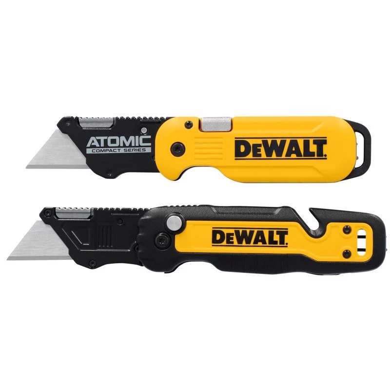 Dewalt Dwht10995 Press And Flip Utility Knife Set Black/yellow 2 Piece