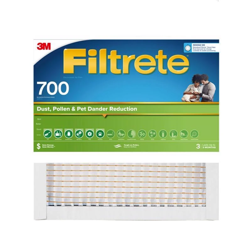 Filtrete 22x22x1 Polypropylene 700 Mpr Pleated Air Filter