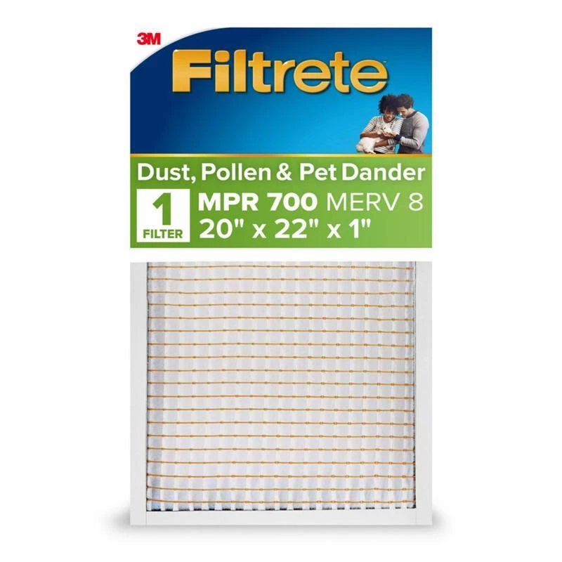 Filtrete 20x22x1 Polypropylene 700 Mpr Pleated Air Filter