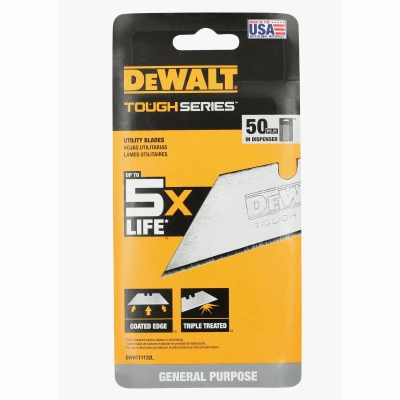 Toughseries Utility Knife Blades, Carbide, 50-Pk.