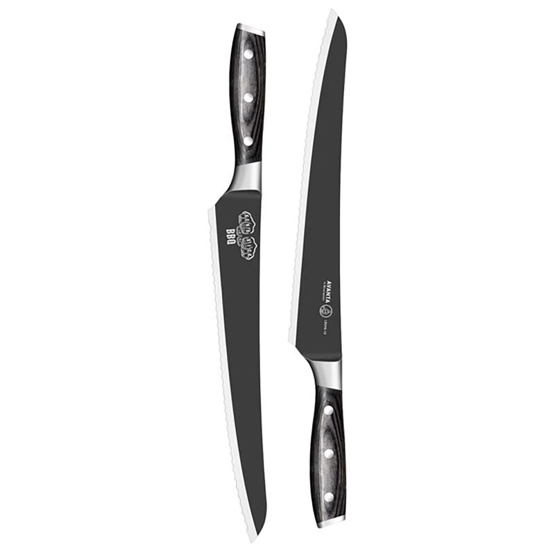 Messermeister Avanta 10 Inch Stainless Steel Slicer Knife With Wood Handle