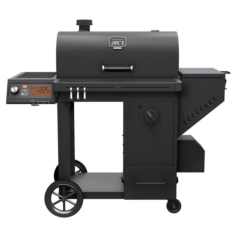 Oklahoma Joe's Tahoma 900 Sq. In. Black Vertical Gravity Feed Charcoal Smoker & Grill