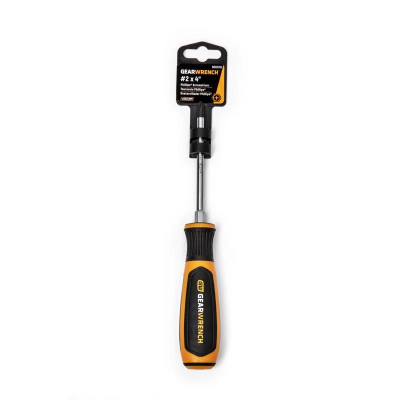 Gearwrench #2 X 4 In. Phillips Dual Material Screwdriver