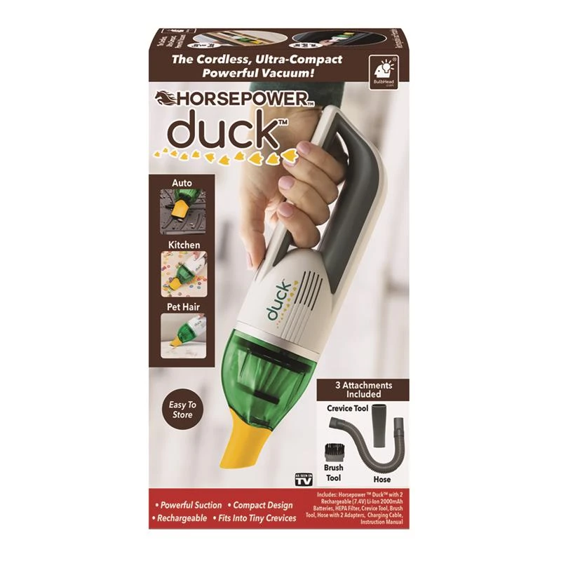 Horsepower Duck Bagless Cordless Compact Vacuum With Filter Bag