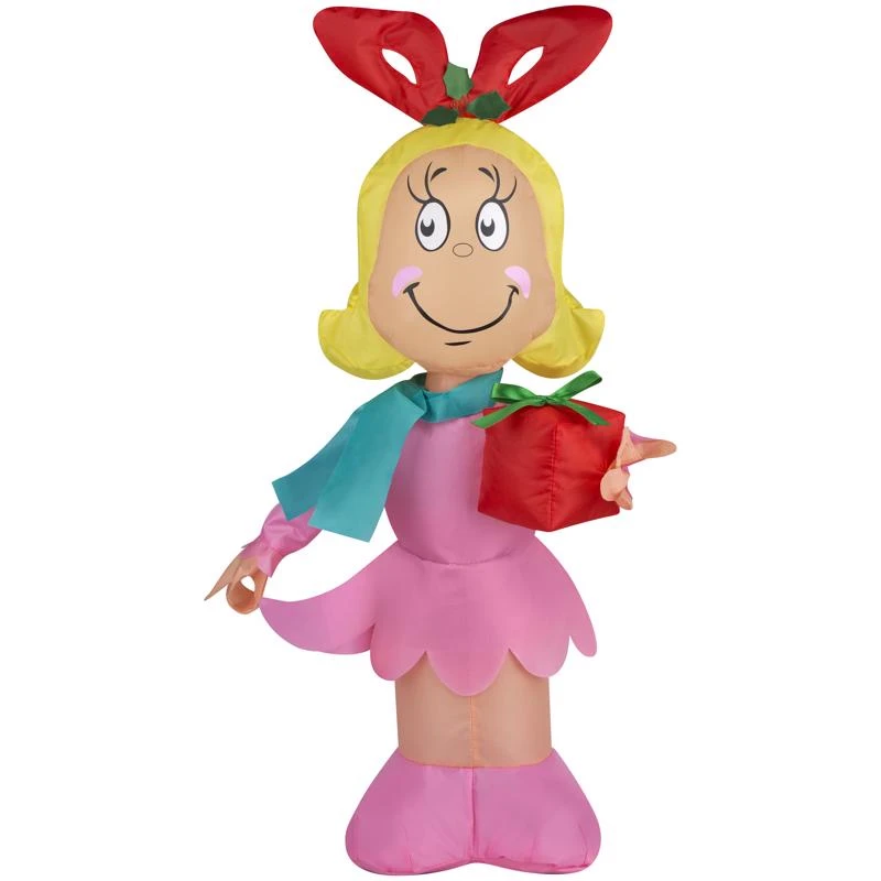 Gemmy Airdorable Cindy Lou Who 22 Inch Christmas Inflatable Decor