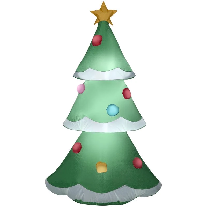 Gemmy 48 Inch Inflatable Christmas Tree With Snowy Layers