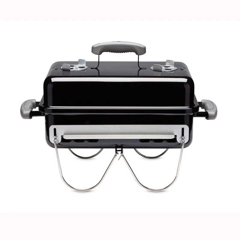 Weber 21 Inch Go-anywhere Charcoal Grill Black Porcelain-enameled