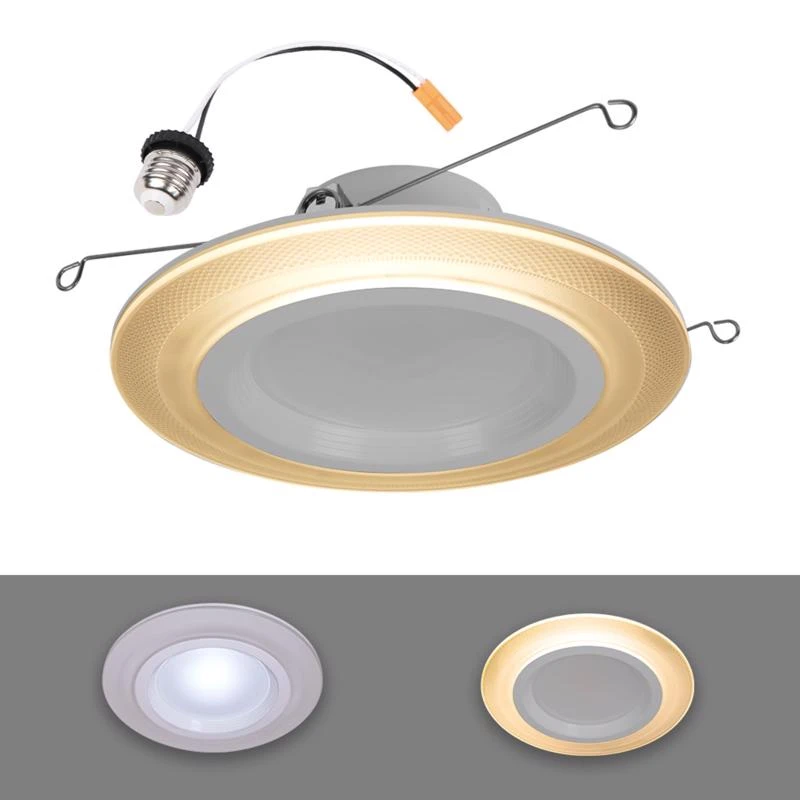 Halo Retrofit Series 5/6 Inch Led Recessed Downlight With Nightlight Trim 10.75 Watts