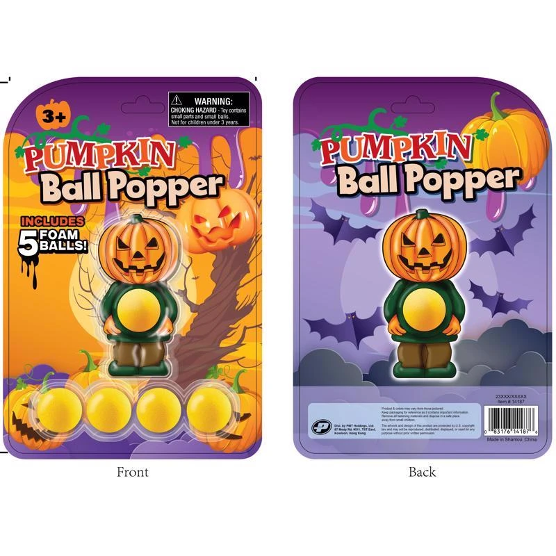 Master Toys Pumpkin Ball Popper Toy For Ages 3 And Up, 1 Piece