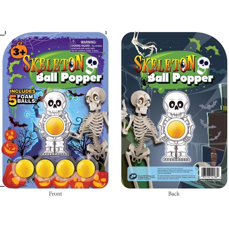 Mastertoys Skeleton Ball Popper Toy For Ages 3 And Up, 1 Piece