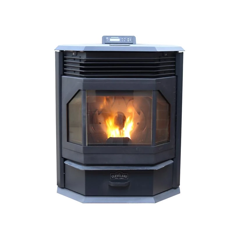 Cleveland Iron Works Epa Certified 2500 Sq Ft Wood Pellet Stove 65 Lb Hopper