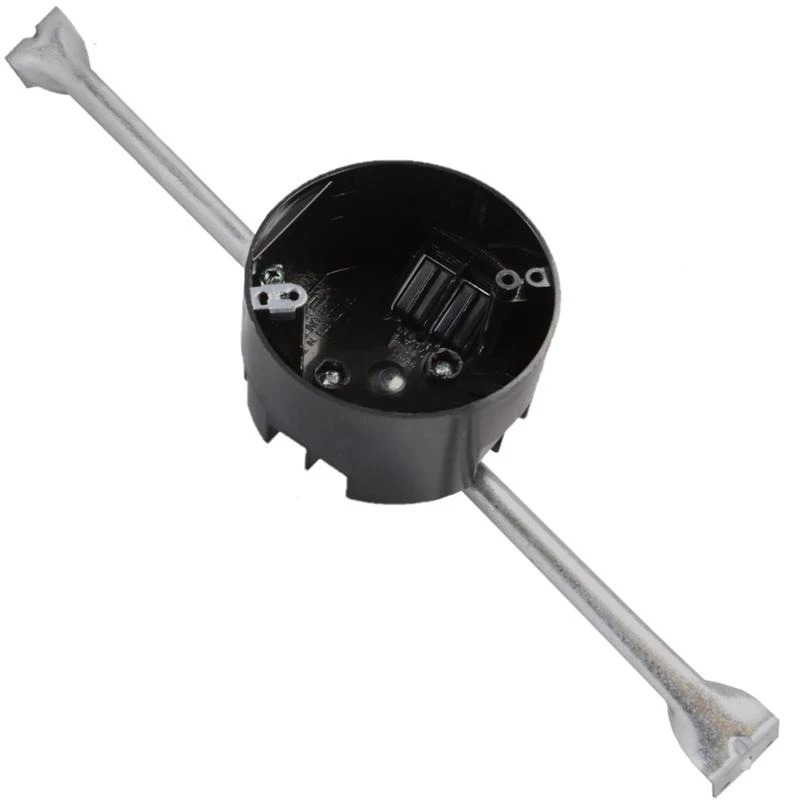 Cantex Ez Box 20 Cubic Inch Round Polycarbonate Electrical Box With Hanger Bar