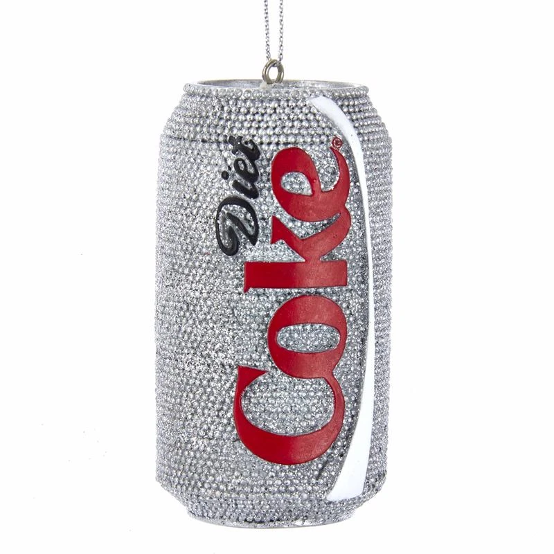 Kurt S. Adler Silver Diet Coke Can Christmas Ornament 3 Inch