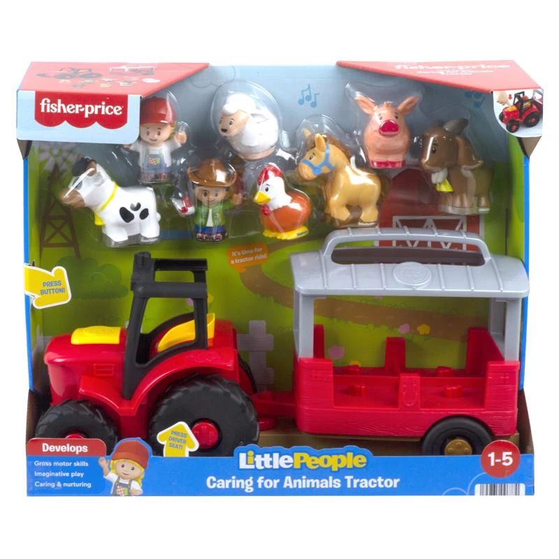 Mattel Toddler Playset Assorted, Little People Animal Tractor