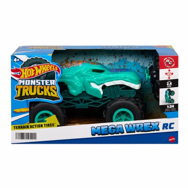 Mattel Hot Wheels Mega Wrex Remote Control Vehicle For Ages 4+