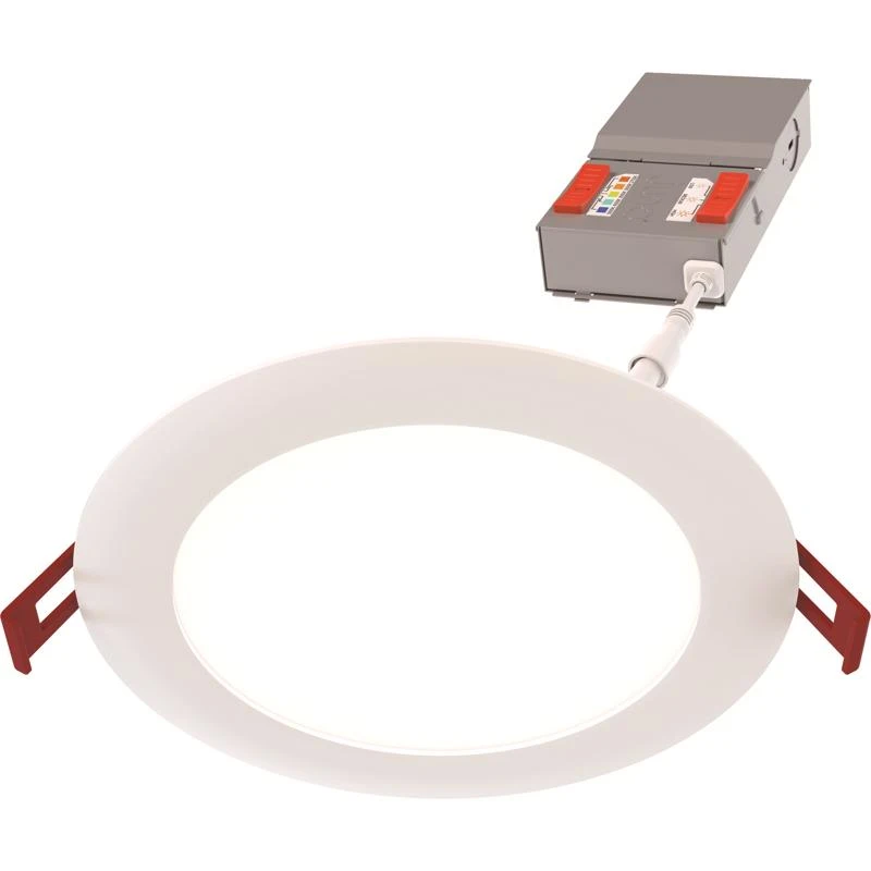 Juno Acuity Brands 4.88 In. Matte White Led Canless Recessed Downlight 16 W