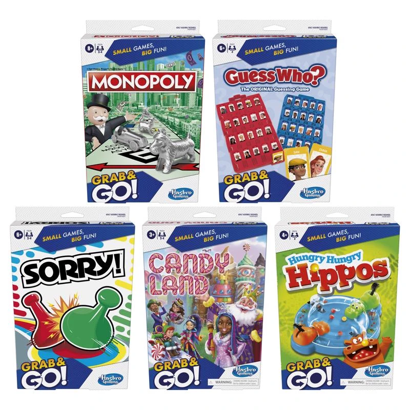 Hasbro Assorted Grab And Go Games For Ages 6 And Up