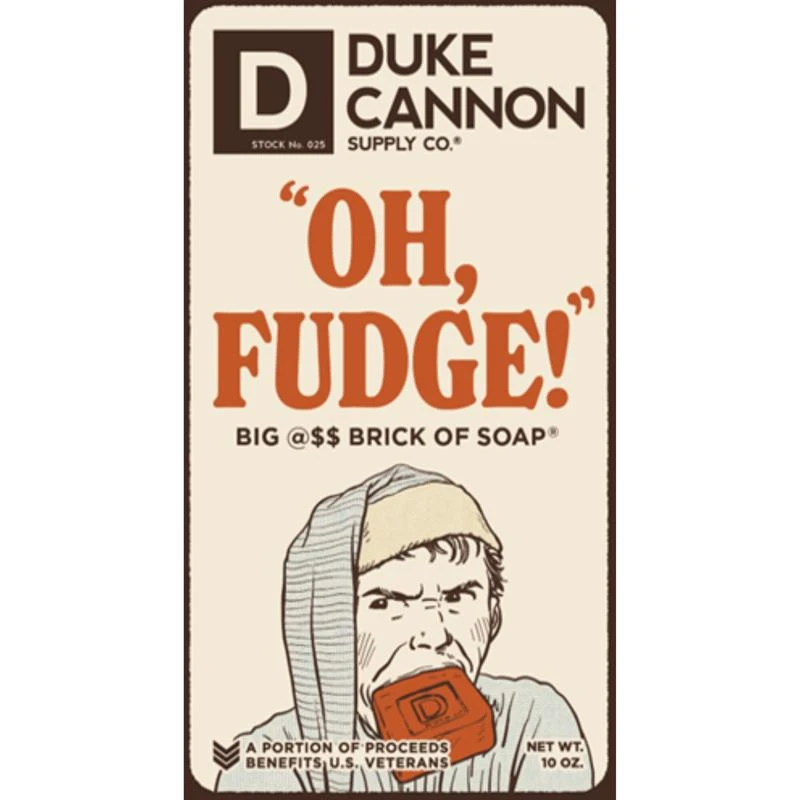 Duke Cannon Big Ass Brick Of Soap Oh Fudge Scent 10 Oz Bar Soap