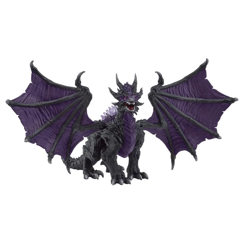 Schleich Eldrador Shadow Dragon Figurine Black And Purple 9 Inch