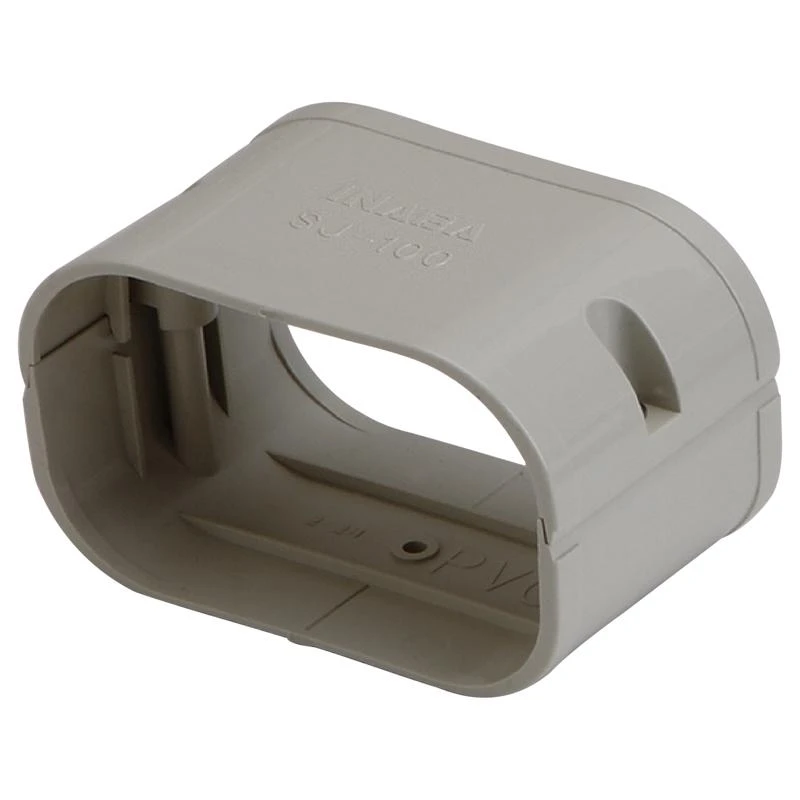 Slimduct Ivory Lineset Cover Coupler 2.5 In. W X 3 In. H Plastic