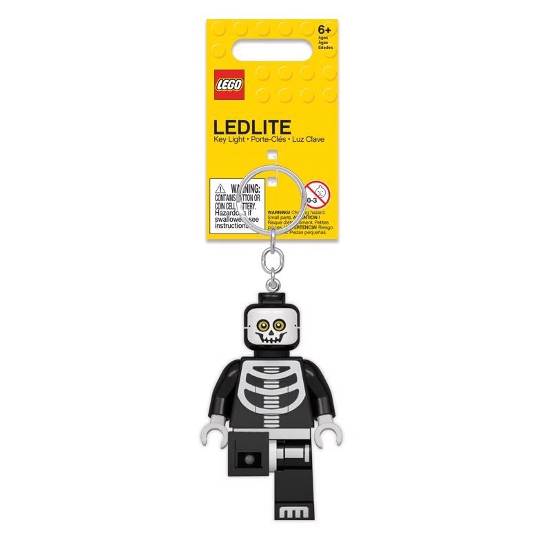 LEGO Classic Plastic Multicolored Skeleton Keychain Light