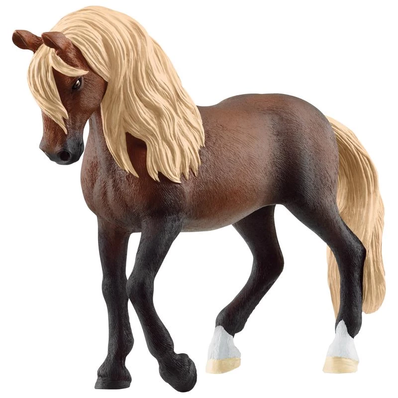Schleich Paso Peruano Stallion Horse Figurine Brown 6 X 1 X 4 Inches
