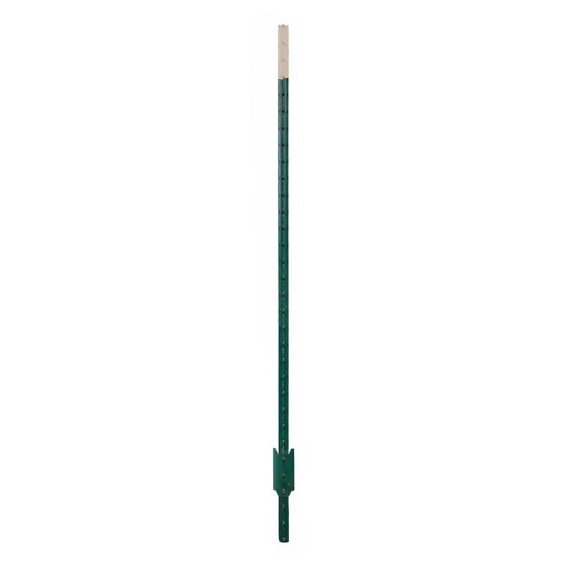 Ironridge 6 Ft. Studded T-post Steel Rail 1.25 Weight Per Foot