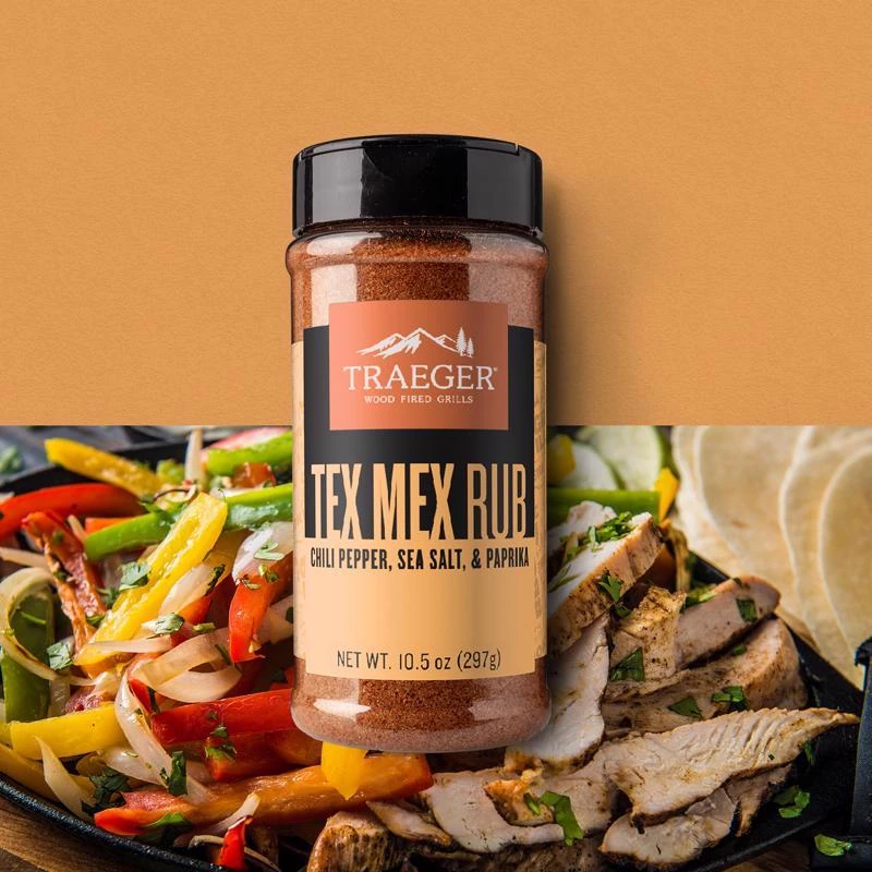 Traeger 10.5 Oz. Spicy Tex Mex Fajita Bbq Rub Seasoning
