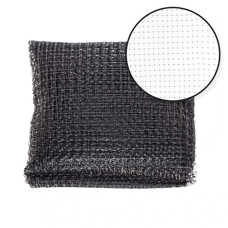 Garden Craft 84 In. H X 100 Ft. L Black Plastic Fencing .75 In Mesh