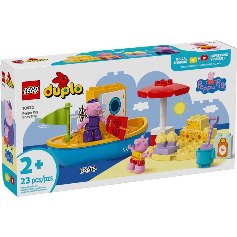 Lego Duplo Peppa Pig Boat Trip Multicolored 23 Piece Set