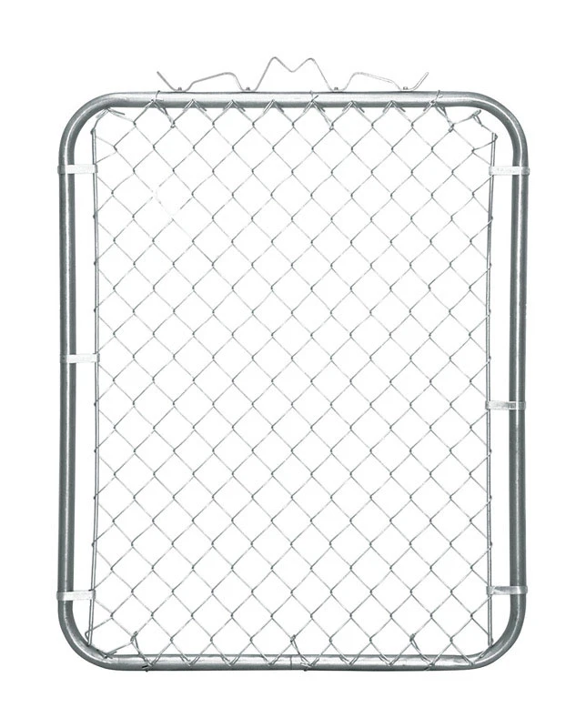 Yardlink 46 In. H X 3 Ft. L Galvanized Steel Walk Gate Silver
