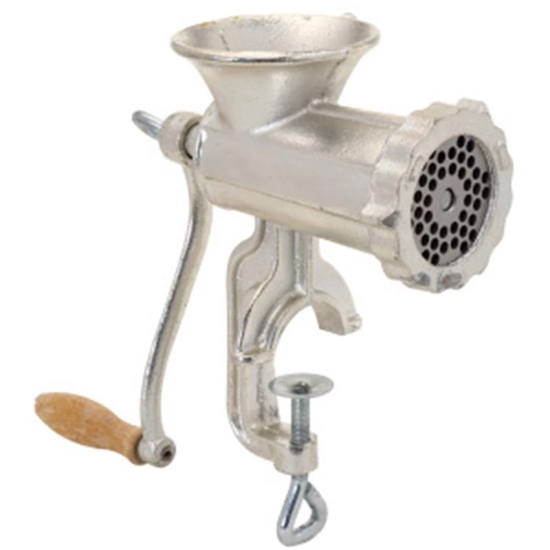 Lem Silver Cast Iron 5 Lb Meat Grinder Model 1743