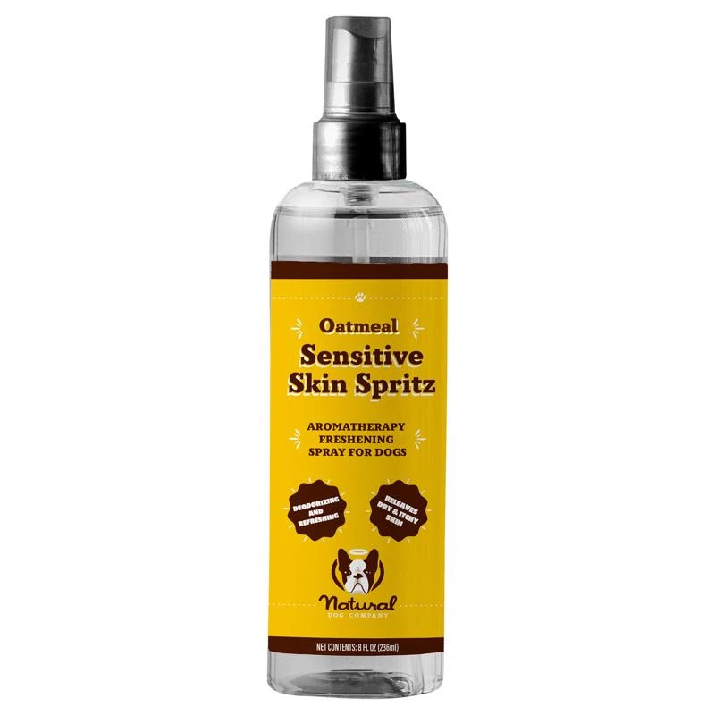 Natural Dog Company Oatmeal Scented Soothing Itch Spray For Dogs 8 Oz