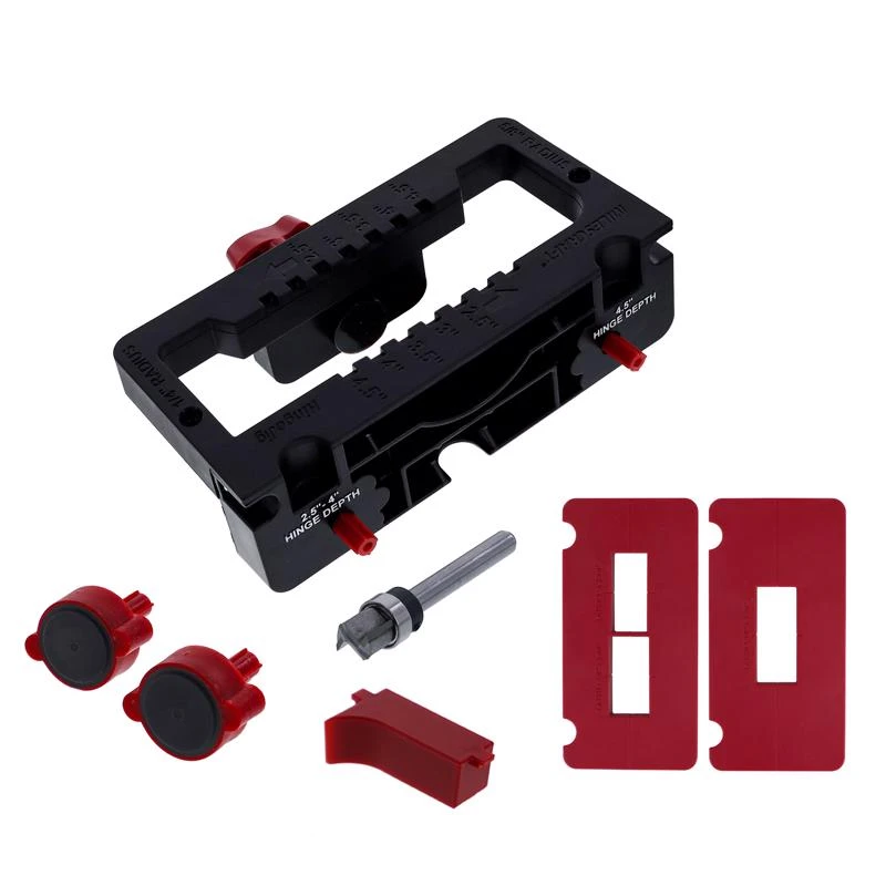 Milescraft Hinge Jig Door Hinge Template 7 Piece Abs Plastic