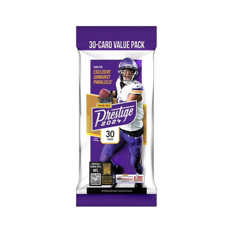 Panini NFL 2024 Prestige Football Fat Pack Trading Cards