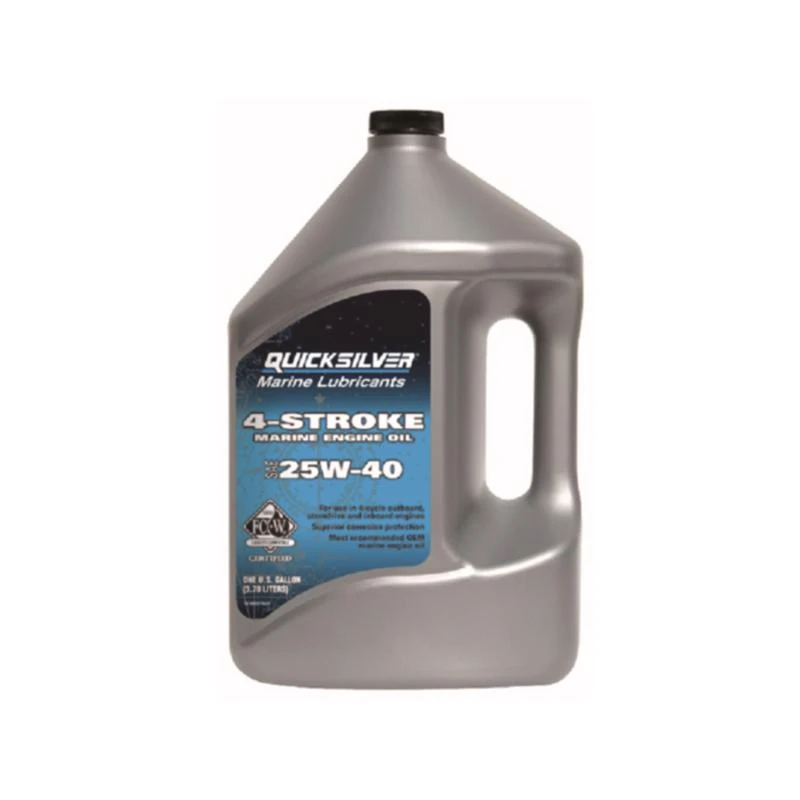 Quicksilver 25w-40 Marine 4-cycle Outboard Oil 1 Gallon
